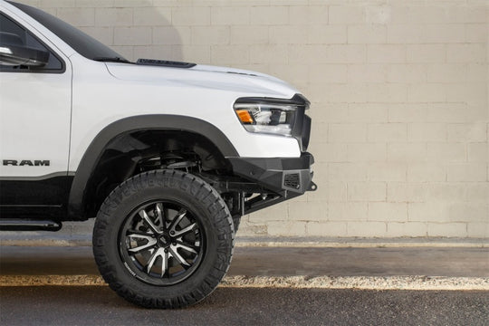 Addictive Desert Designs 2019 Ram Rebel 1500 Stealth Fighter Fr Bumper w/Winch&Parking Sensor Mounts