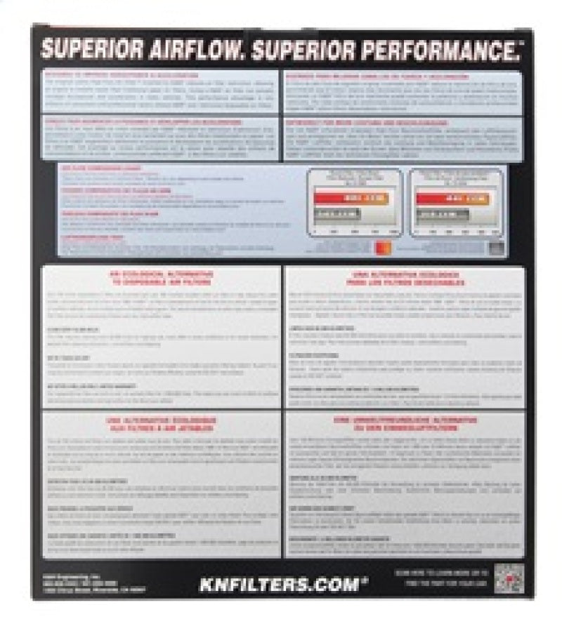 K&amp;N 10 Chevy Camaro 3.6/6.2L Drop In Air Filter