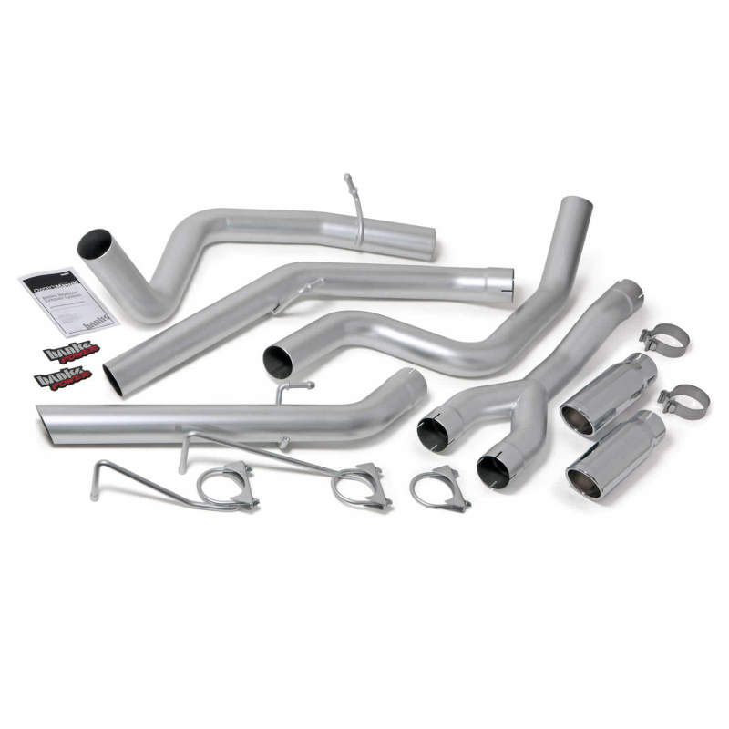 Banks Power 14-15 Dodge Ram 1500 3.0L Diesel Monster Exhaust System - SS Dual Exhaust w/ Chrome Tips