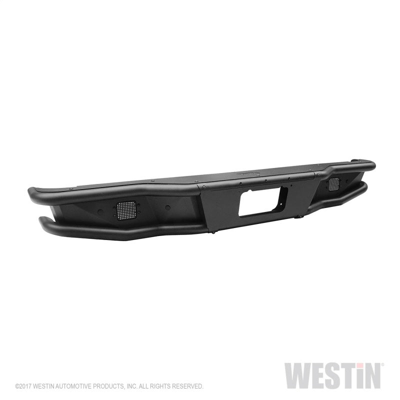 Westin 2016-2018 Chevrolet Silverado 1500 Outlaw Rear Bumper - Textured Black