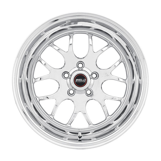 Weld S77 17x10 / 5x5 BP / 7.2in. BS Polished Wheel (High Pad) - Non-Beadlock