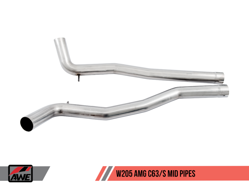 AWE Tuning Mercedes-Benz W205 AMG C63/S Sedan Track Edition Exhaust System (no tips)