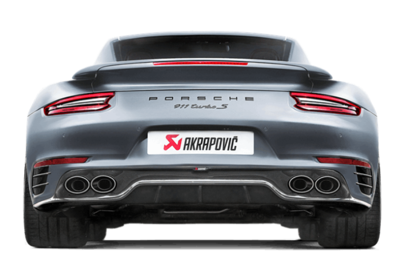 Akrapovic 16-17 Porsche 911 Turbo/Turbo S (991.2) Rear Carbon Fiber Diffuser - High Gloss