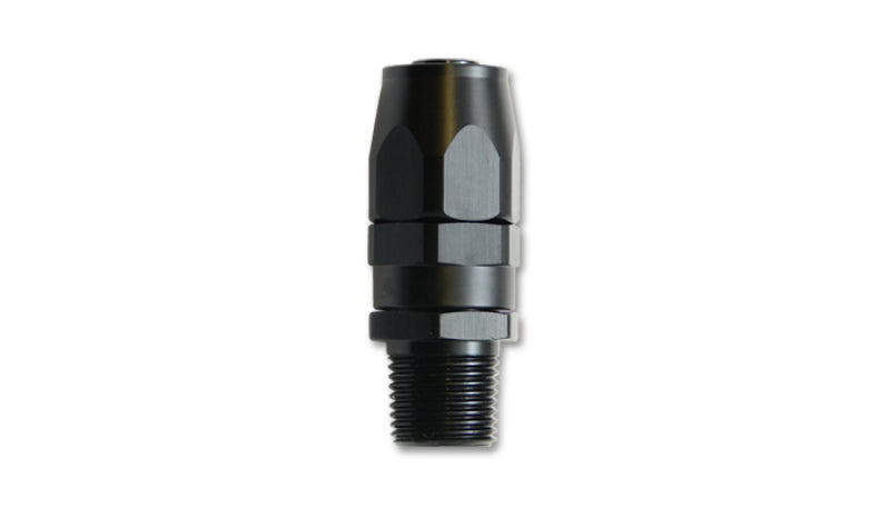 Vibrant -8AN Male NPT Straight Hose End Fitting - 1/4 NPT