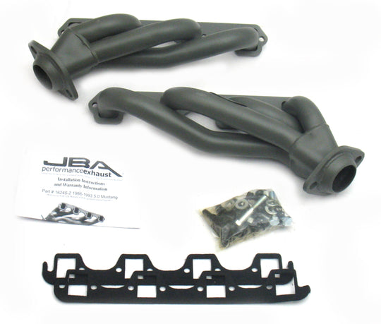 JBA 86-93 Ford Mustang 5.0L SBF 1-5/8in Primary Ti Ctd Cat4Ward Header