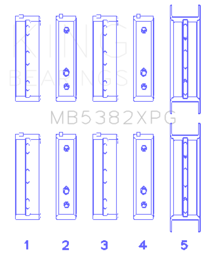 King Subaru EJ20/EJ22/EJ25 (For Thrust in 