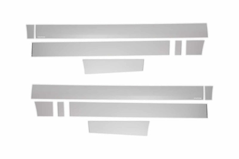 Putco 15-20 Ford F-150 Super Cab 6.5ft Short Box (4.25in Tall - 12pcs) SS Rocker Panels