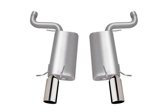 Gibson 06-08 Cadillac STS V 4.4L 2.5in Axle-Back Dual Exhaust - Stainless