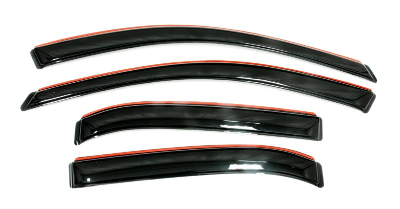 AVS 11-15 Kia Sorento Ventvisor In-Channel Front &amp; Rear Window Deflectors 4pc - Smoke