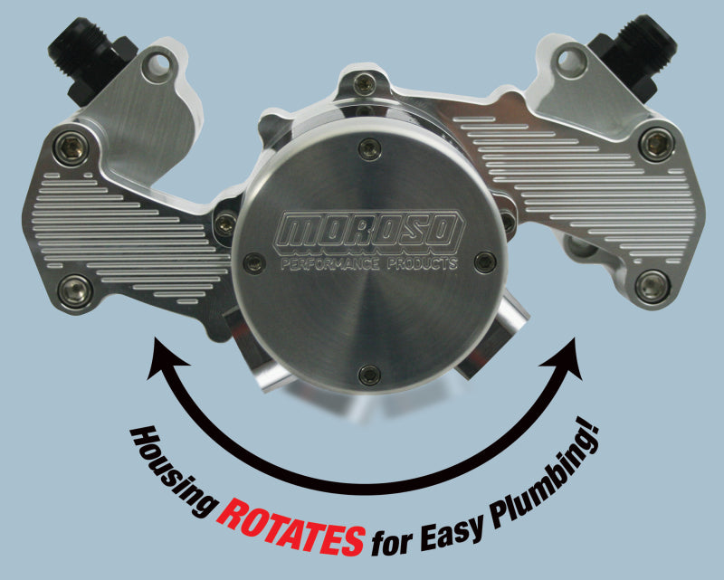 Moroso GM LS Series Electric Water Pump - Billet Aluminum