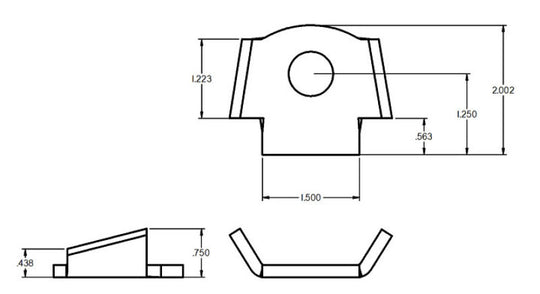 Ridetech Shock Tab Sway Bar Tab