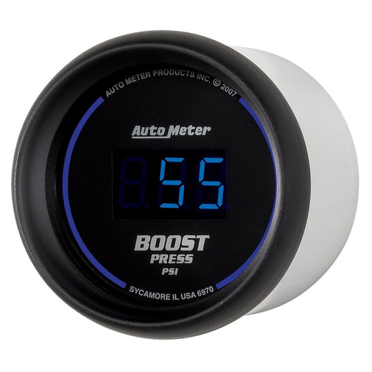 Autometer Cobalt Digital 52mm Digital 5-60 PSI Boost Gauge