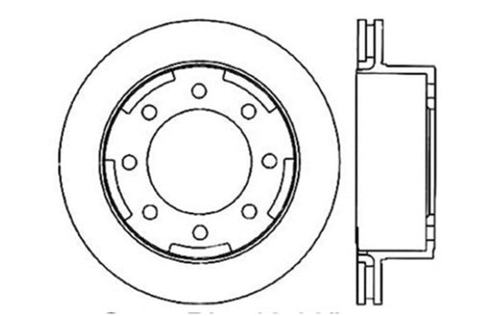 StopTech 03-06/08-09 Chevy Avalanche 2500 / 04-09 Silverado 3500 4WD/06-09 2WD (Single Rear Wheel)