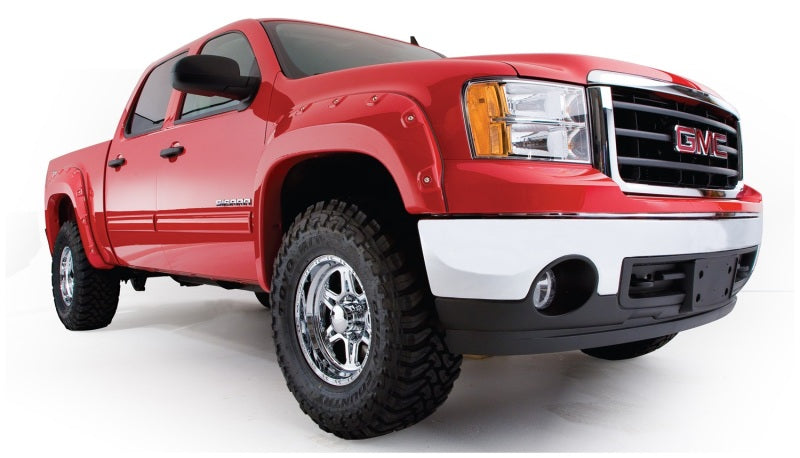 Bushwacker 07-13 GMC Sierra 1500 Fleetside Boss Pocket Style Flares 4pc 78.7/97.6in Bed - Black