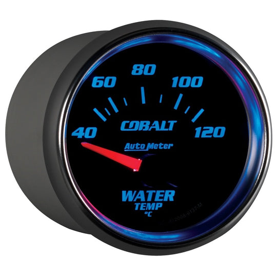 Autometer Cobalt 52mm Short Sweep Electronic 40-120 Deg C Water Temprature Gauge