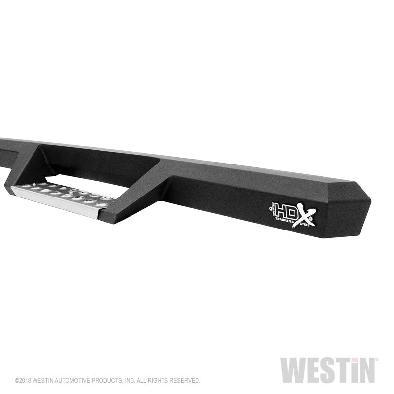 Westin 07-18 Jeep Wrangler JK 2dr. HDX Stainless Drop Nerf Step Bars - Tex. Blk