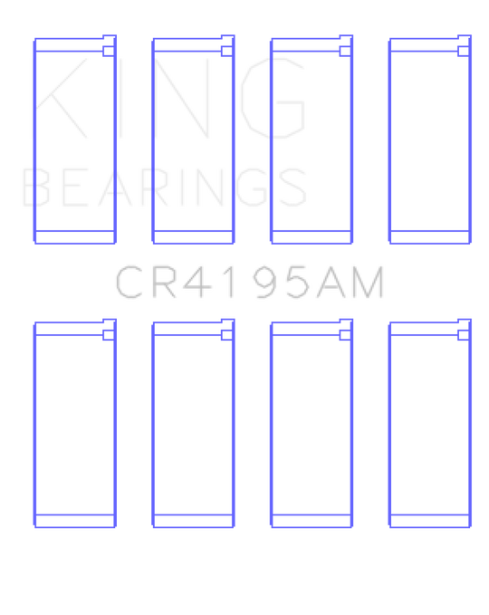 King Engine Bearings Chrysler 420A Connecting Rod Bearing Set - Size STD