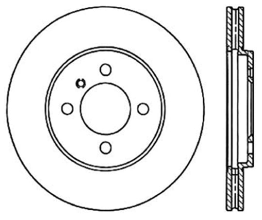 StopTech Drilled Sport Brake Rotor