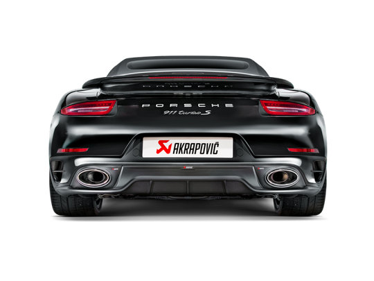 Akrapovic 14-15 Porsche 911 Turbo/Turbo S (991) Rear Carbon Fiber Diffuser - Matte