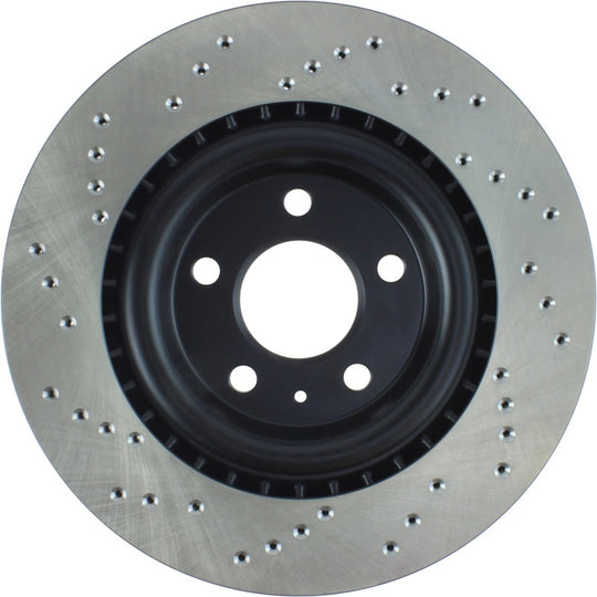 StopTech 12 Audi A6 Quattro/11-12 A7 Quattro/13 Q5/7-11/13 S4/12 S5 Rear Left Drilled Cryo Rotor