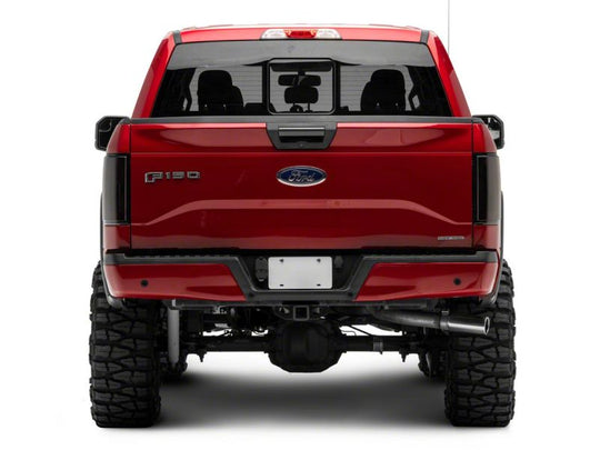 Raxiom 15-17 Ford F-150 Axial Series LED Tail Lights- Blk Housing (Smoked Lens)