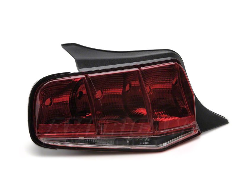 Raxiom 10-12 Ford Mustang Aero Tail Lights- Blk Housing (Smoked Lens)