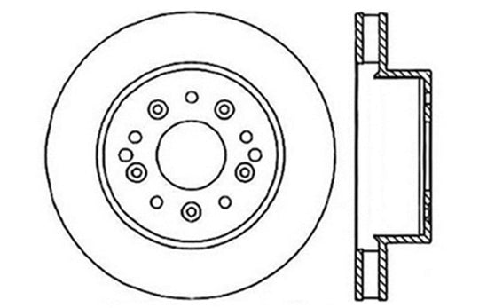 StopTech Slotted & Drilled Sport Brake Rotor