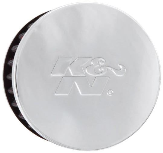 K&amp;N 1.375 inch ID 3 inch OD 2.5 inch H Clamp On Crankcase Vent Filter