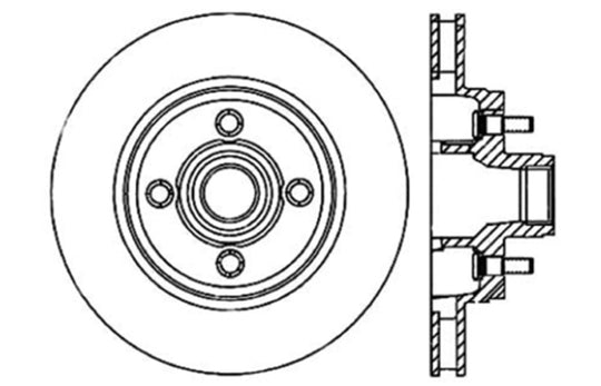 StopTech Slotted & Drilled Sport Brake Rotor