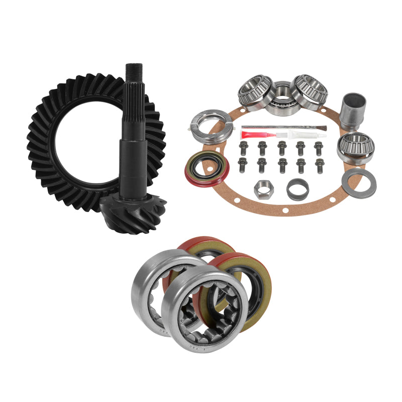 Yukon 8.2in GM 3.08 Rear Ring & Pinion Install Kit 2.25in OD Axle Bearings and Seals