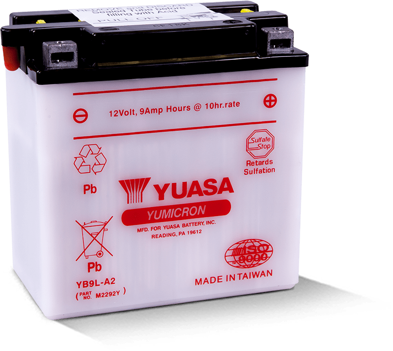 Yuasa YB9L-A2 Yumicron 12 Volt Battery
