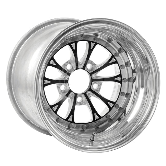 Weld Vitesse 15x10 / 5x4.75 BP / 5.5in. BS Black Wheel - Non-Beadlock