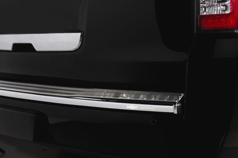 Putco 15-20 Chevy Suburban - Stainless Steel Rear Bumper Cover (w/o Factory chrome trim)