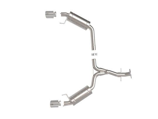 aFe POWER Takeda 06-13 Lexus IS250/IS350 SS Axle-Back Exhaust w/ Polished Tips