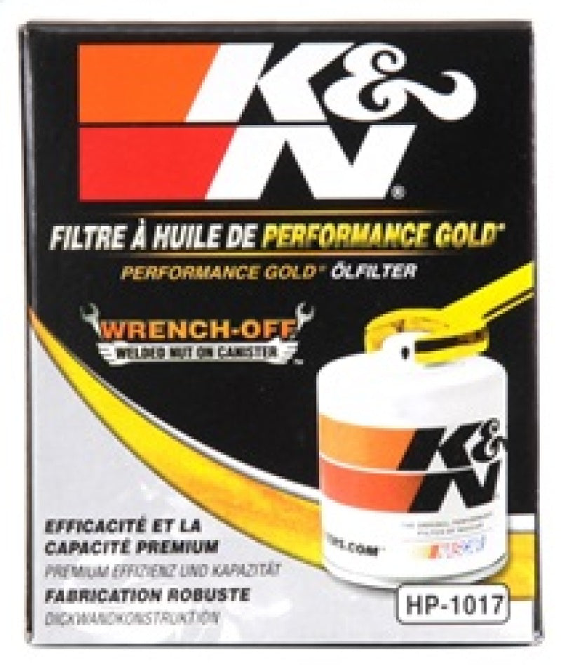 K&amp;N 3.74inch / 2.98 OD Performance Gold Oil Filter