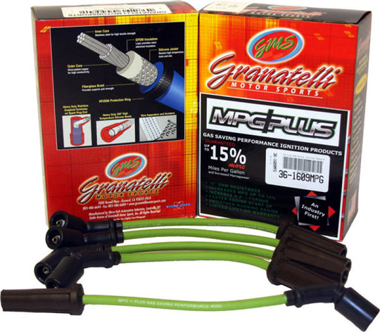 Granatelli 92-95 Ford Pickup/F Series/Bronco 8Cyl 5.8L MPG Plus Ignition Wires