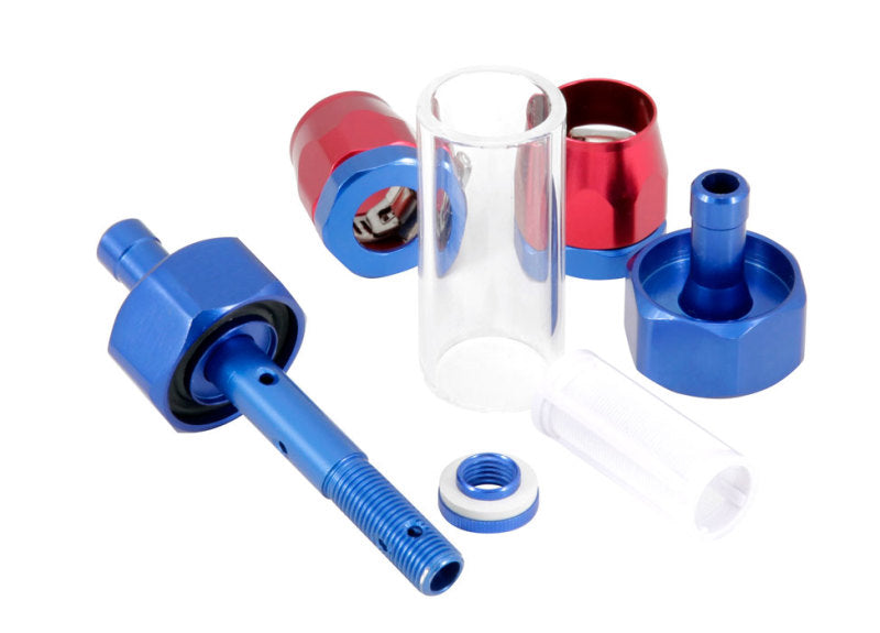 Spectre Pro-Plumbing Fuel Filter 3/8in. - Red/Blue