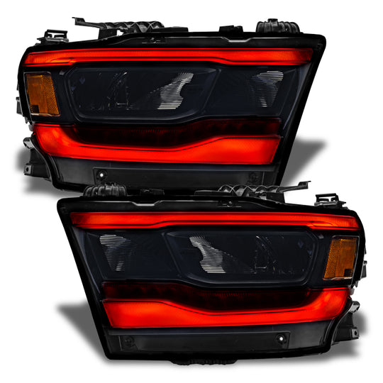 Oracle 19-21 Dodge RAM 1500 RGB+W Headlight DRL Kit- Reflector LED Headlights - +W