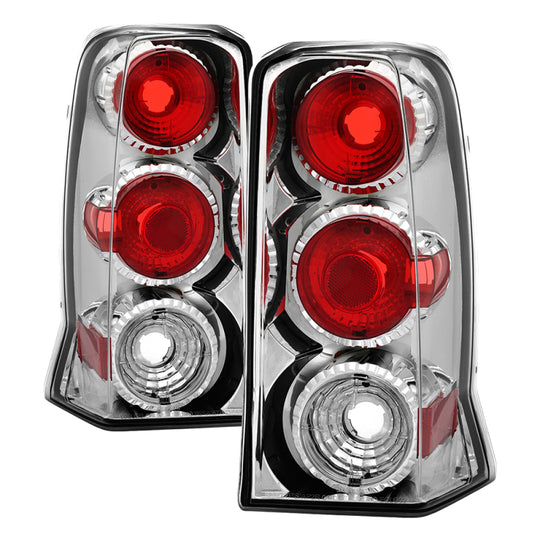 Spyder Cadillac Escalade SUV (Not EXT)02-06 Euro Style Tail Lights Chrome ALT-YD-CE02-C