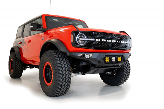 Addictive Desert Designs 21-22 Ford Bronco Bomber Front Bumper (w/ 3 Baja Designs LP4 Mounts)