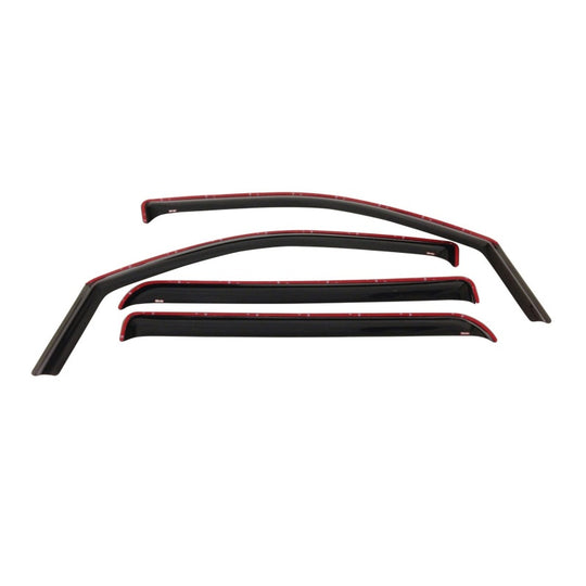 Westin 1999-2016 Ford Super Duty Crew Cab Wade In-Channel Wind Deflector 4pc - Smoke