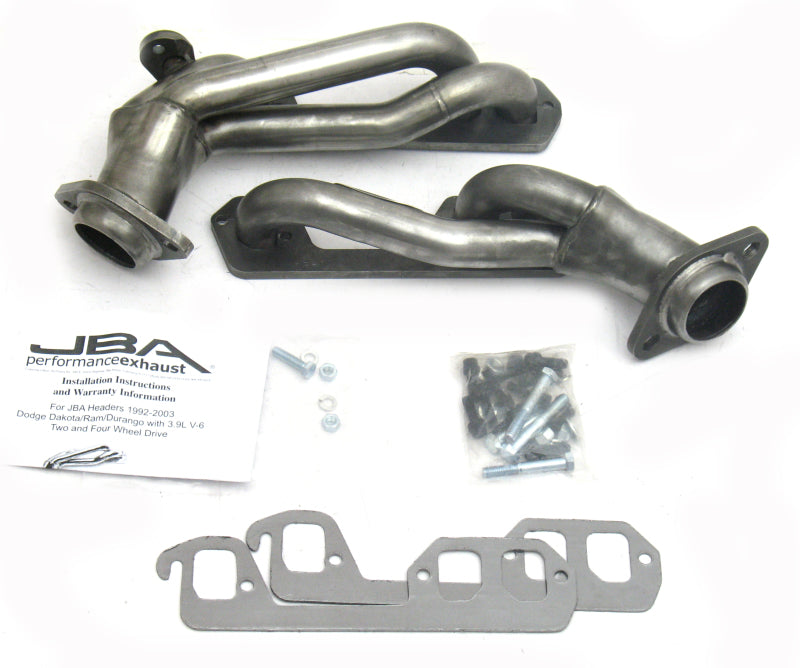 JBA 92-95 Dodge Truck 3.9L V6 1-1/2in Primary Raw 409SS Cat4Ward Header