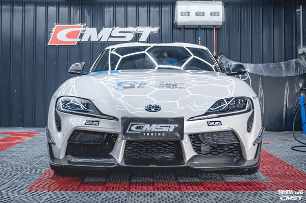 CMST Tuning Carbon Fiber Replacement Front Lip Splitter for Toyota GR Supra A90 A91 2020 2021 2022