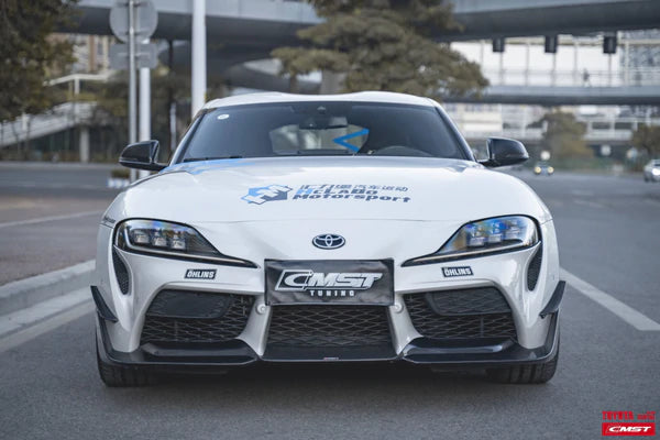 CMST Tuning Carbon Fiber Replacement Front Lip Splitter for Toyota GR Supra A90 A91 2020 2021 2022