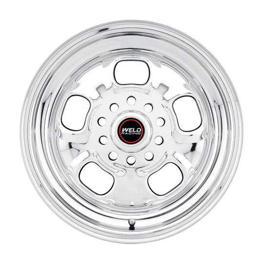 Weld Rodlite 15x4 / 5x4.5 & 5x4.75 BP / 2.5in. BS Polished Wheel - Non-Beadlock