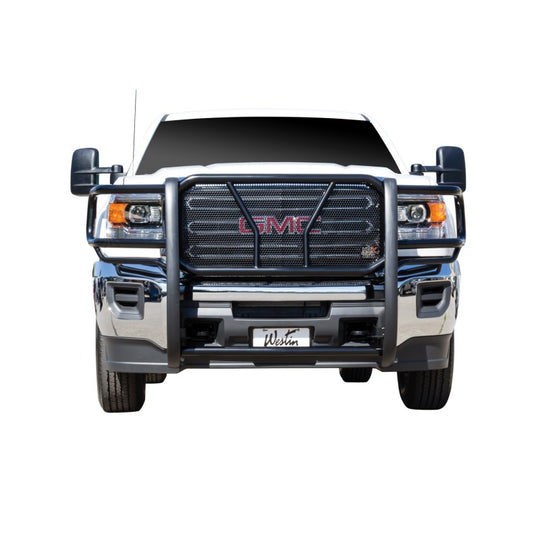 Westin 2015-2018 GMC Sierra 2500/3500 HDX Grille Guard - Black