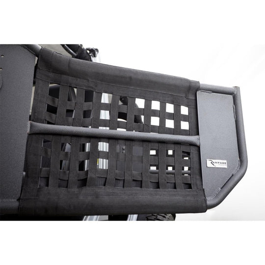 Rampage 1997-2006 Jeep Wrangler(TJ) 2-Door Tube Doors With Netting - Black