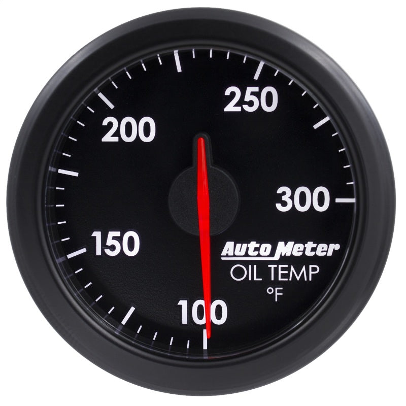 Autometer Airdrive 2-1/6in Trans Temperature Gauge 100-300 Degrees F - Black