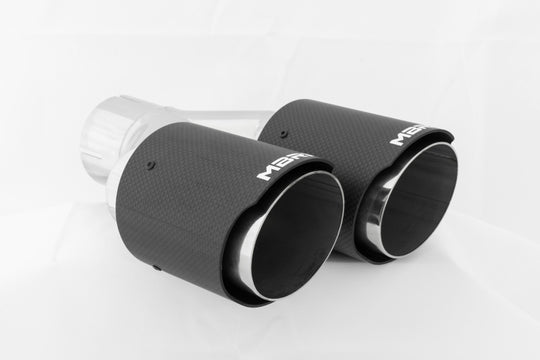 MBRP Universal Carbon Fiber Dual Tip 3.5in OD/2.5in Inlet