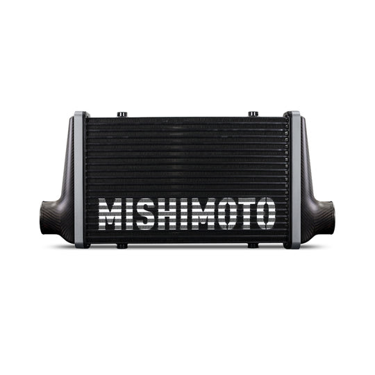 Mishimoto Universal Carbon Fiber Intercooler - Gloss Tanks - 450mm Gold Core - S-Flow - P V-Band